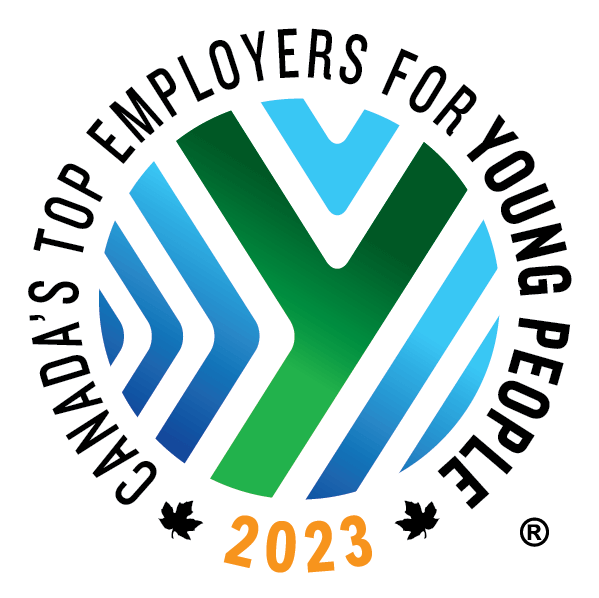 Award logo: Canada's Top Employers for Young People 2023